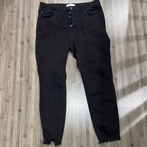 KanCan Black Ankle Jeans